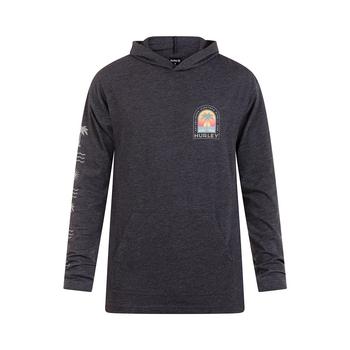 Hurley | Men's Everyday Palm Shade Hooded Long Sleeves T-shirt商品图片,