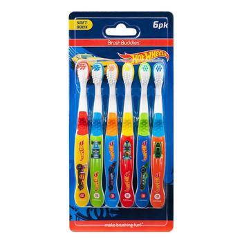 商品Brush Buddies | Hot Wheels Toothbrush (6 Pack),商家Verishop,价格¥75图片