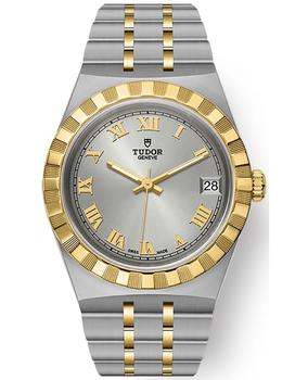 Tudor | Tudor Royal Silver Dial Stainless Steel and Yellow Gold Unisex Watch M28403-0001商品图片,9.4折, 独家减免邮费