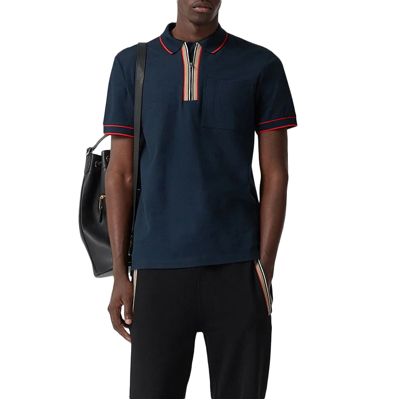 时尚burberry t恤男装, Burberry | BURBERRY 海军蓝色男士T恤 8034074商品图片 独家减免邮费