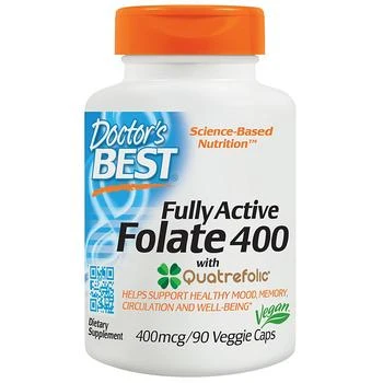 推荐Fully Active Folate 400 mcg Veggie Caps商品