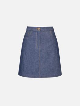 elyse walker, Carolina Herrera | Denim Mini Skirt with Front Fly商品图片 2.5折×额外8折, 独家减免邮费, 额外八折