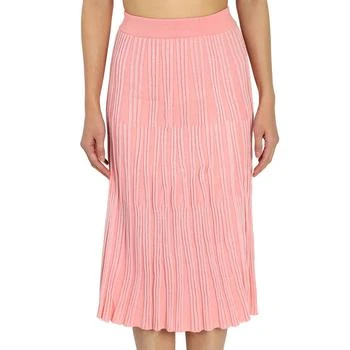 Kenzo | Flamingo Pink Pleated-Knit Midi Skirt 4.5折, 满$200减$10, 满减