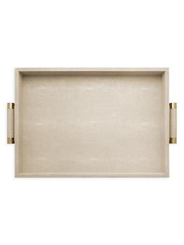 商品AERIN | Classic Shagreen Serving Tray,商家Saks Fifth Avenue,价格¥3007图片