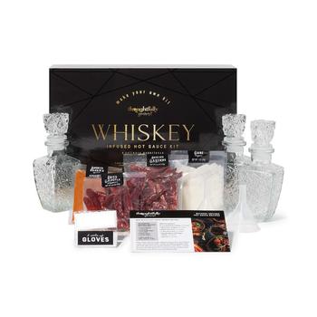 商品Gourmet, Make Your Own Whiskey Infused Hot Sauce, DIY Gift Set Contains NO Alcohol图片