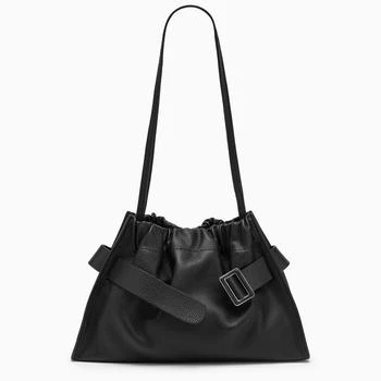 推荐Black ruched leather bag商品