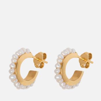 商品Hermina Athens | Hermina Athens Women's Luna Pearls Earrings - Gold,商家Coggles CN,价格¥492图片