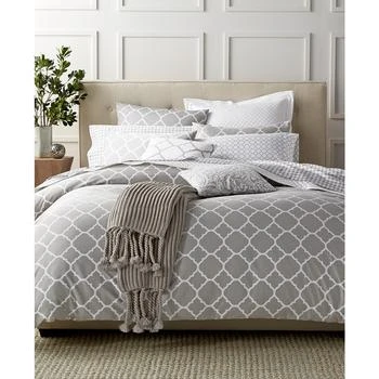 Charter Club | Geometric Dove 3-Pc. Comforter Set, King, Created for Macy's,商家Macy's,价格¥547