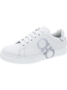 Salvatore Ferragamo | NUMBER Womens Leather Lifestyle Casual and Fashion Sneakers 5.6折