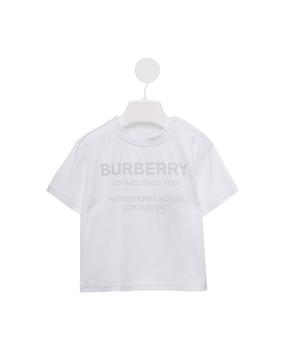 Burberry | Kids Baby Boy's White Cotton T-shirt With Logo商品图片,6.9折
