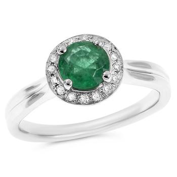 商品Monary | Green Emerald & Diamond Fashion Ring,商家Premium Outlets,价格¥9608图片