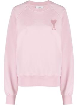 美国ami卫衣, AMI | AMI De Coeur Sweatshirt Pale Pink商品图片 
