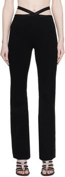 Alexander Wang | Black Criss-Cross Leggings 4.8折