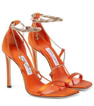 product Odessa 110 embellished satin sandals image