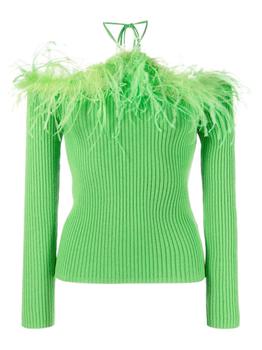 GIUSEPPE DI MORABITO | Giuseppe Di Morabito Womens Green Top商品图片,满$175享8.9折, 满折