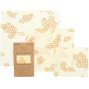 商品Bees Wrap | BEES WRAP - 3 PACK ASSORTED - Honeycomb,商家New England Outdoors,价格¥143图片