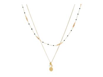 Chan Luu是什么牌子, Chan Luu | Pre-Layered Enamel Bead Necklace with Charm商品图片 5.9折