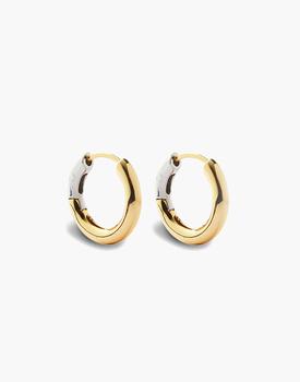 推荐MACHETE Hinge Hoop Earrings in 3/4 Gold商品