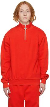 推荐Red Fleece Half-Zip Sweater商品