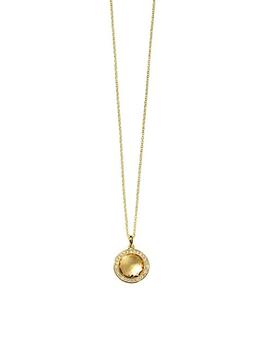 商品Lollipop 18K Yellow Gold, Honey Citrine & 0.14 TCW Diamond Pendant Necklace图片