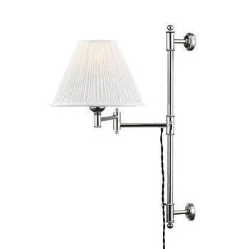 Hudson Valley | Classic No.1 by Mark D. Sikes 1 Light Adjustable Swing-Arm Wall Sconce,商家Bloomingdale's,价格¥4526