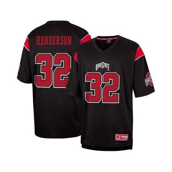 Colosseum | Men's TreVeyon Henderson Black Ohio State Buckeyes Fashion Replica Jersey商品图片,