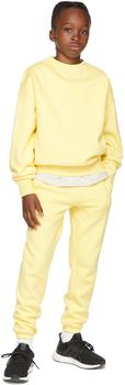 Kids Yellow Fleece Pullover Sweatshirt product img