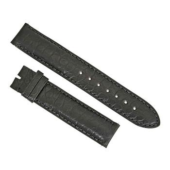 商品Hadley Roma | 18 MM Matte Black Alligator Leather Strap,商家Jomashop,价格¥285图片