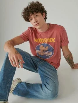 Lucky Brand | Lucky Brand Men's Woodstock Poster Tee,商家Premium Outlets,价格¥123