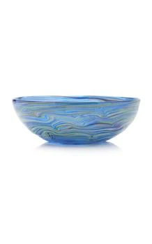 MoDA | Moda Domus - Calcedonio Glass Salad Bowl - Blue - Moda Operandi,商家Fashion US,价格¥3417