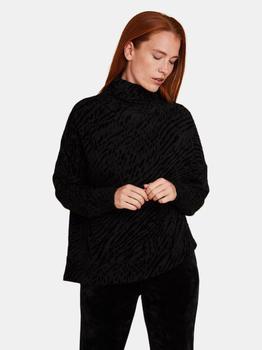 Majestic, Majestic | French Terry Novelty Semi Relaxed L/S Turtleneck Noir (Black)商品图片 