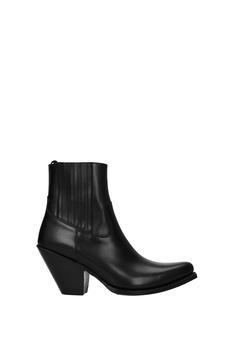 加拿大celine鞋, Celine | Ankle boots Leather Black商品图片 3.6折