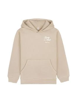 推荐Logo Print Cotton Sweatshirt Hoodie商品