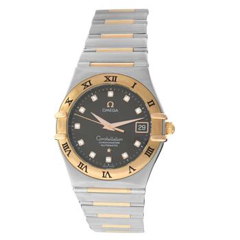 欧米茄星座怎么样, [二手商品] Omega | Pre-owned Omega Constellation Automatic Diamond Brown Dial Mens Watch 95 1301.60商品图片 