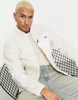 迪克斯是什么牌子, DICKIES | Dickies Red Chute Sherpa fleece in off white商品图片 