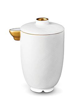 商品L'Objet | Han 24k Gold-Trimmed Porcelain Soy Sauce Pot,商家Saks Fifth Avenue,价格¥344图片