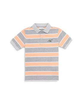 Lacoste | Boys' Striped Polo Shirt - Little Kid, Big Kid商品图片,独家减免邮费