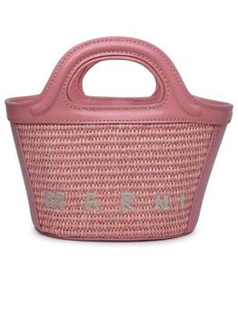 推荐MARNI PINK LEATHER BLEND BAG商品