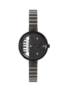 推荐Rue De Noyez Glitter 34MM Stainless Steel Bracelet Watch商品