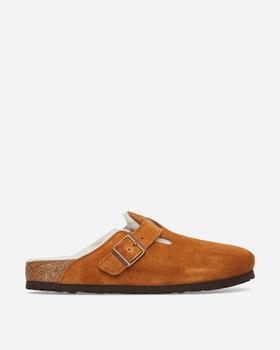 Birkenstock | Boston Shearling Sandals Brown商品图片,额外8.6折, 独家减免邮费, 额外八六折