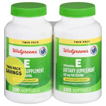 Walgreens | Vitamin E 461 mg Softgels 满二免一, 满$30享8.5折, 满折, 满免