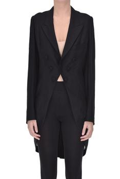 adidas外套多少钱, Adidas | Linen-blend tailcoat blazer商品图片 1.9折