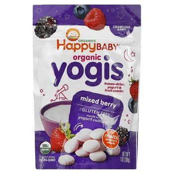 Happy Baby | Baby Snacks, Yogis, Freeze Dried Yogurt & Fruit Snacks, Gluten Free Mixed Berry,商家Walgreens,价格¥41