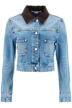 Stella McCartney | Stella McCartney Giacca Cropped Denim Jacket,商家Cettire,价格¥5318