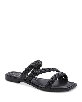 推荐Women's Iman Braided Strap Slide Sandals商品
