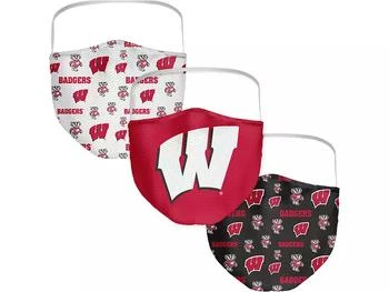 Fanatics | Wisconsin Badgers 3-Pk. Face Mask,商家Macy's,价格¥187