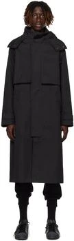 Y-3 | Black Hooded Trench Coat 6折, 独家减免邮费