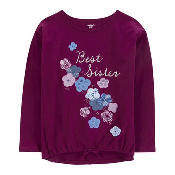 Carter's | Little Girls Best Sister Jersey T-shirt商品图片,5折