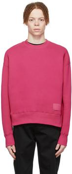 AMI | Pink Organic Cotton Sweatshirt商品图片,额外8.5折, 独家减免邮费, 额外八五折