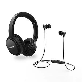 推荐iHome Wireless Combo Pack with Active Noice Cancelling Headphones and Wireless Earbuds商品